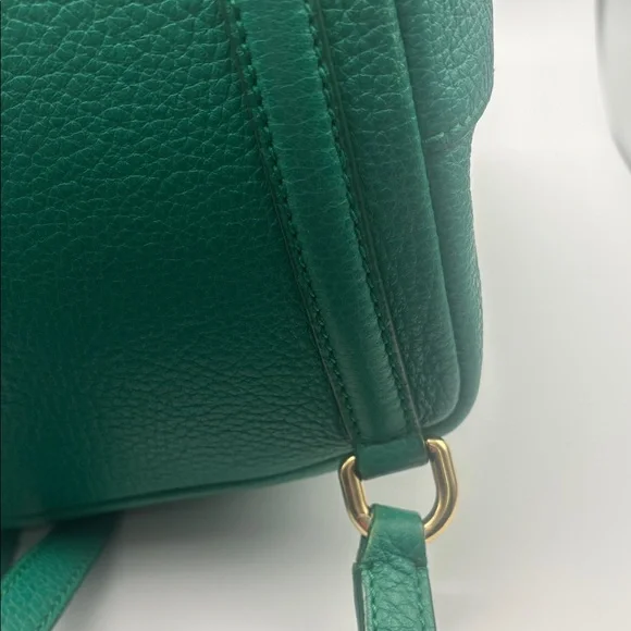 Dolce & Gabbana Sicily Leather Backpack in Rare Green, good used condition Dolce & Gabbana Sicily Leather Backpack in Rare Green, good  main image 4